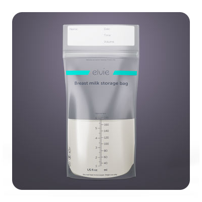 Elvie breast milk storage bags