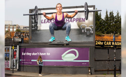 Leaks happen: “I experienced my first leak after going for a run after having my first daughter”